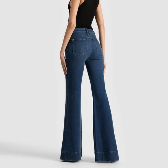 Alice + Olivia Beautiful High Rise Bell Flare Jeans, 27 - Picture 2 of 9